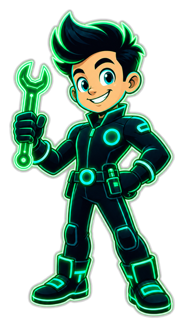 Digital Business Mechanic workshop illustration